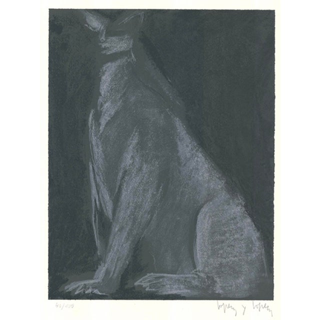 Artist - Maria Jose Lopez y Lopez Title - Chat Noir Hand Signed in Pencil Limited Edition - 40/100 Year - 200s Medium -...