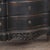 Late 18th Century Black Rococo Oak Chest of Five Drawers, Denmark For Sale - Image 6 of 13