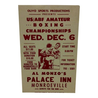 US/ABF Amateur Boxing Championships Boxing Poster For Sale