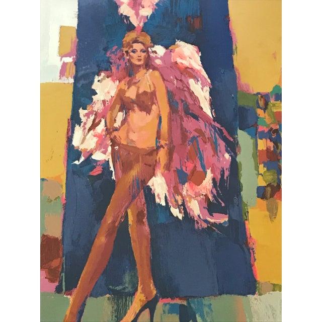 1970s Nicola Simbari Original Rare Edition Serigraph, Signed and Framed - Rare e.i. Edition, Just 2/6 For Sale - Image 5 of 7