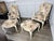 Shelby Williams Vintage Louis XV Style French Provincial Lounge Chairs & Ottomans – Shelby Williams Cabriole Leg Set of 4 For Sale - Image 4 of 12