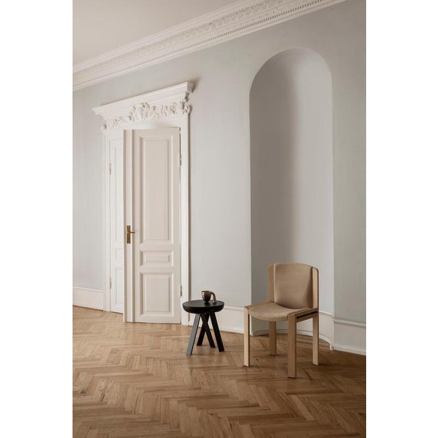 Black Model 300 Chairs in Wood and Kvadrat Fabric by Joe Colombo for Karakter, Set of 6 For Sale - Image 8 of 14