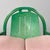 Animal Skin French Modern Argos Armchair in Pink Leather and Green Wood by Baumann, 1970s For Sale - Image 7 of 18