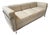 Modern Classics Petite Corbusier Style Sofa, Parchment For Sale