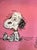 Beware of a Kitten's Smile Snoopy Hallmark Poster from Charles Schulz, 1950s, in Very Good conditions. Designed 1950 to...