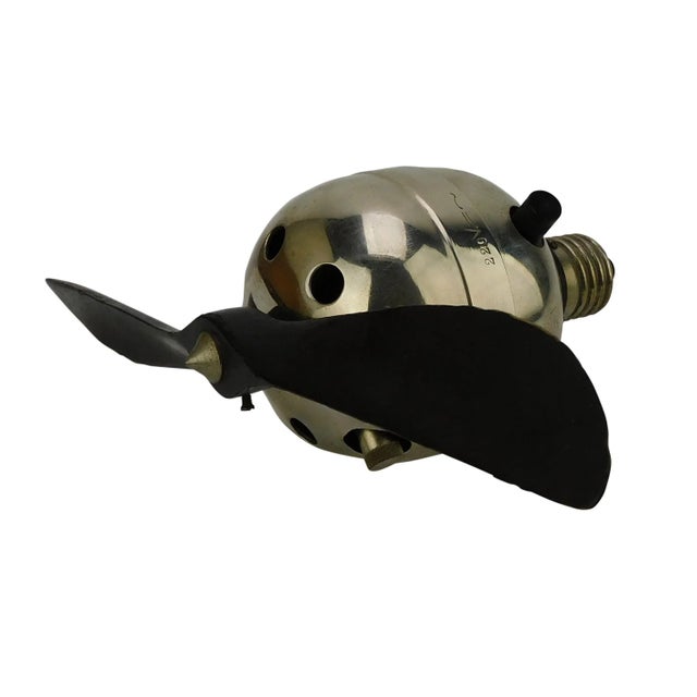 1930s Ball Motor Lamp Socket Airplane Prop Fan 220v For Sale - Image 4 of 7