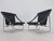 Set of Mid-Century Chrome and Leather Armchairs, 1970s For Sale - Image 14 of 17