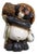 Vintage Japanese Ceramic Tanuki with Money Tablet, 1960s For Sale
