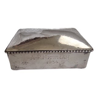Danish Silver Box by Carl M. Cohr 83% Silver Purity For Sale