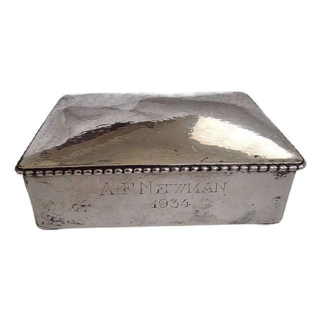 Danish Silver Box by Carl M. Cohr 83% Silver Purity For Sale