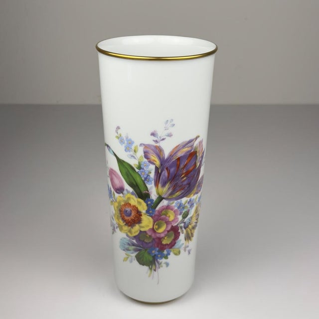 Ceramic Vintage Porcelain Vase, Limoges, France, 1970s For Sale - Image 7 of 18