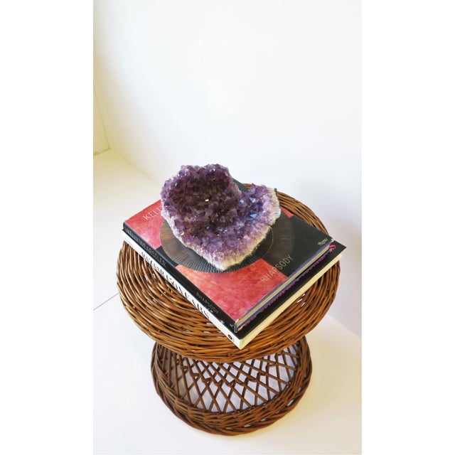 Purple Amethyst Natural Specimen Decorative Object For Sale - Image 9 of 11