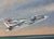 American Late 20th Century Len Musk Noted Aviation Artist F-14 Tomcat in Flight Oil on Board Painting For Sale - Image 3 of 6