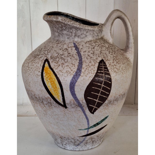 Vintage German Ceramic Vase, 1960s For Sale - Image 6 of 6