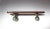 1960s Vintage Italian Wall-Mounted Coat Hook/Rack in Aluminum and Walnut For Sale - Image 5 of 12