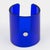 Blue Courreges Paris Cobalt Blue Acrylic Lucite Cuff Bangle Bracelet For Sale - Image 8 of 10
