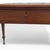 Brown Antique Solid-Wood Writing Desk With Turned Legs and Drawer For Sale - Image 8 of 18