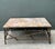 Tan Vintage Faux Bois Marble Top Coffee Table For Sale - Image 8 of 18