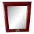 Vintage Burnes of Boston Cherry Wood 8x10 Frame With Brass Baby Shoes Motif Excellent Condition. For Sale