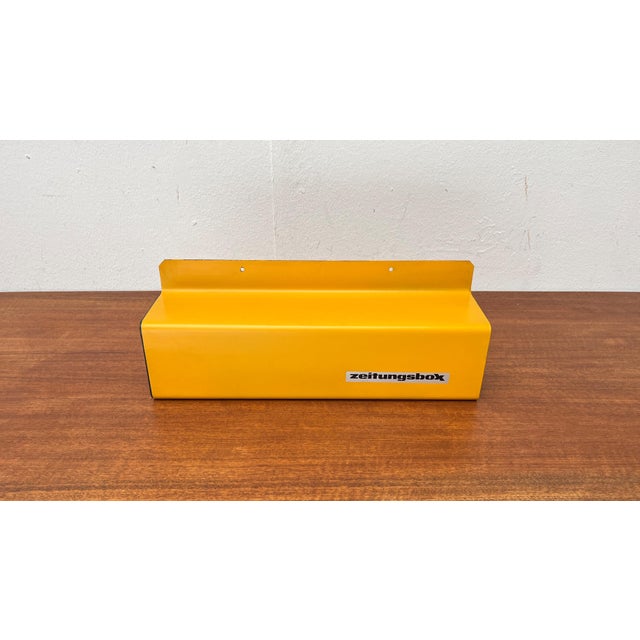 Black Mid-Century German Space Age Newspaper Letter Box, 1960s For Sale - Image 8 of 17