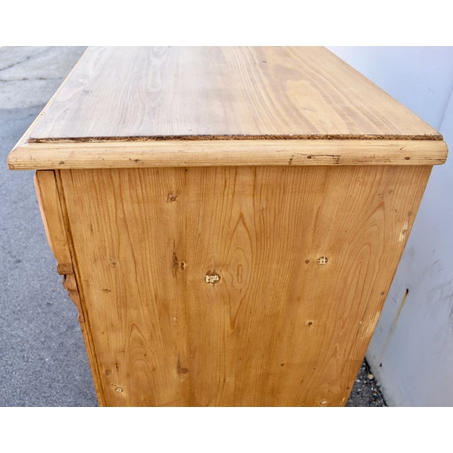Pine Chest of Five Drawers For Sale - Image 9 of 12