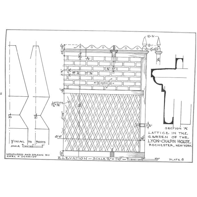 "Fences, Gates and Garden Houses" 1963 Schmidt, Carl F. (Inscribed) For Sale - Image 11 of 11