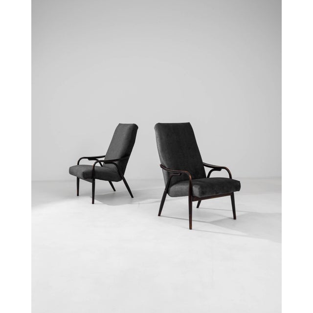 1960s Czech Upholstered Armchairs By TON - A Pair For Sale - Image 17 of 18