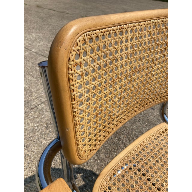 Wood 1960s Vintage Breuer S64 Style Arm Chairs - A Pair For Sale - Image 7 of 12