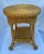 Victorian Late 20th Century Natural Rattan Wicker Victorian Two-Tier Side Table For Sale - Image 3 of 11