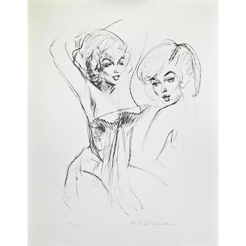 Modern Alejo Vidal-Quadras, Double Marilyn, Mid-20th Century, Lithograph For Sale - Image 3 of 3