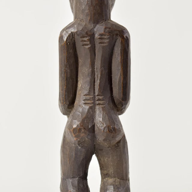 Early 20th Century Senufo Figural Rhythm Pounder on Custom Base Cote d'Ivoire For Sale - Image 11 of 14