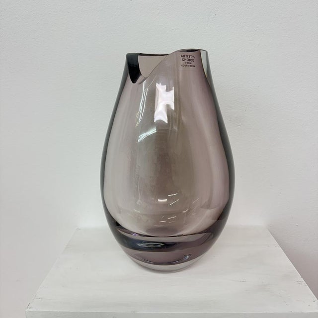 Art Glass Opus Vase by Göran Wärff for Kosta Boda, 2006 For Sale - Image 15 of 18