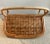 Bamboo and Rattan Shelf With Towel Holder For Sale - Image 4 of 9