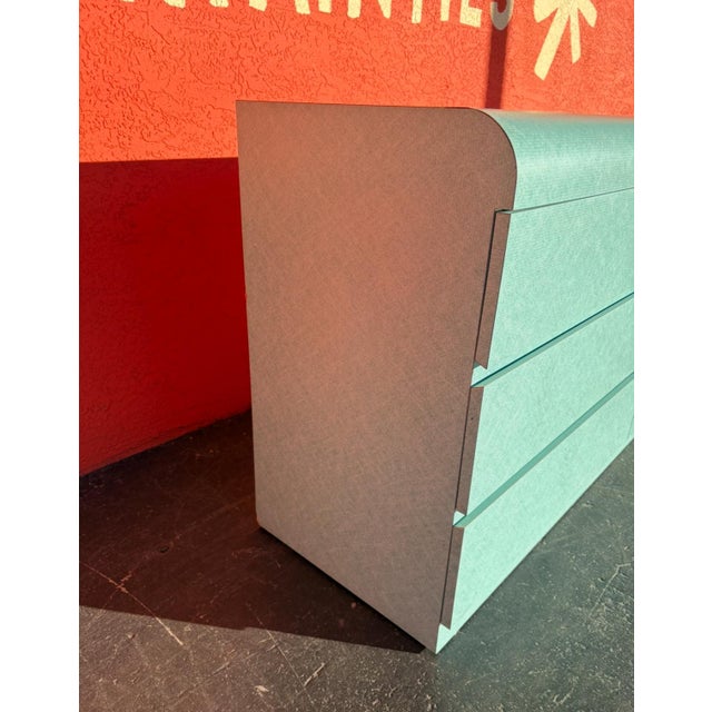 Late 20th Century Postmod Aqua Sixer For Sale - Image 5 of 10