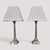 Large Silver-Plated Table Lamps, Set of 2 For Sale - Image 15 of 15