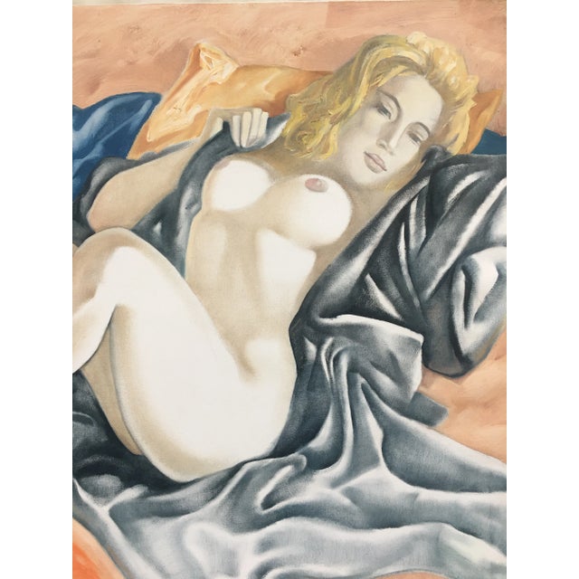 Realism Rare Realistic Nude Painting, Peter Keil, 1979 For Sale - Image 3 of 10
