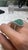 2020s Set in 18k Gold, 9.55 Carats, Natural Zambian Emerald & Diamonds Cocktail Ring, Us Size 6 For Sale - Image 5 of 10