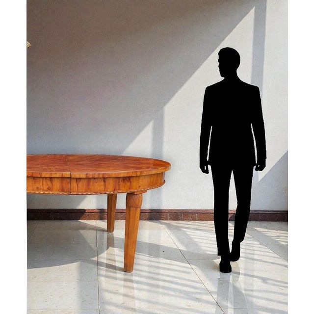 Extendable Italian Walnut Dining Table, 1800s For Sale - Image 11 of 15