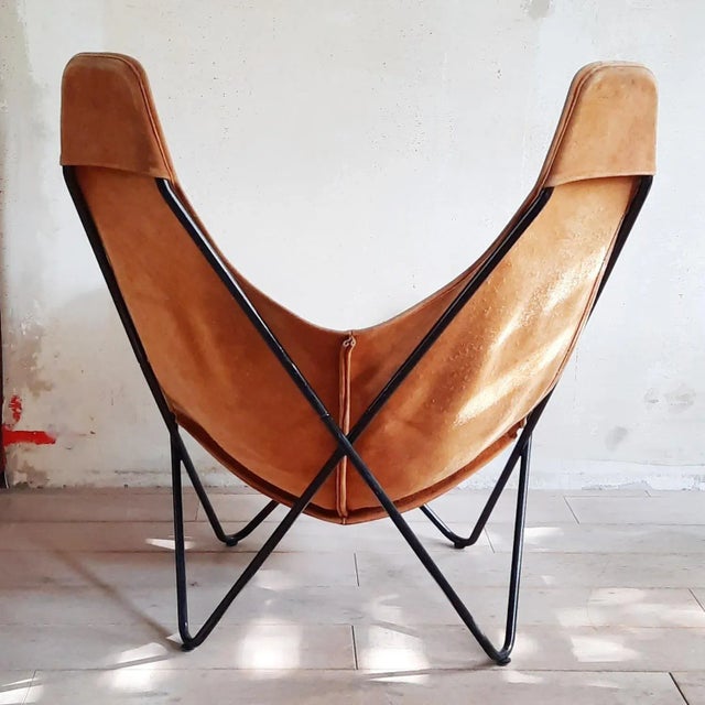 Leather Butterfly Chair, 1970s For Sale - Image 6 of 10