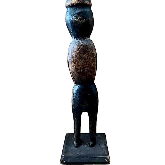 African or African American Wood Sculpture For Sale In San Francisco - Image 6 of 7