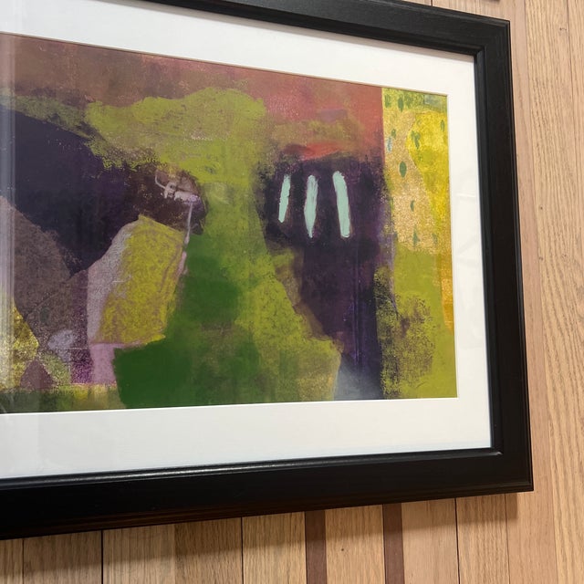 Framed Original Abstract Monotype Print For Sale In New York - Image 6 of 10