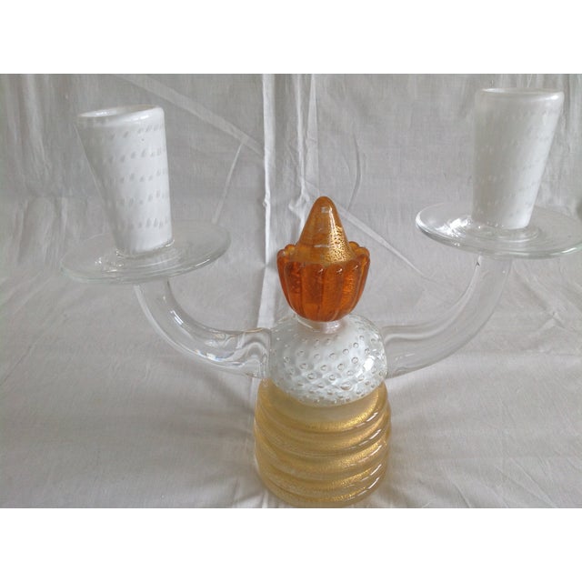 Vintage Candelabra in Murano Glass, 1960s For Sale - Image 6 of 8