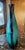 1990s Glazed Pottery Pitcher in Blue and With Black Accents For Sale - Image 5 of 6