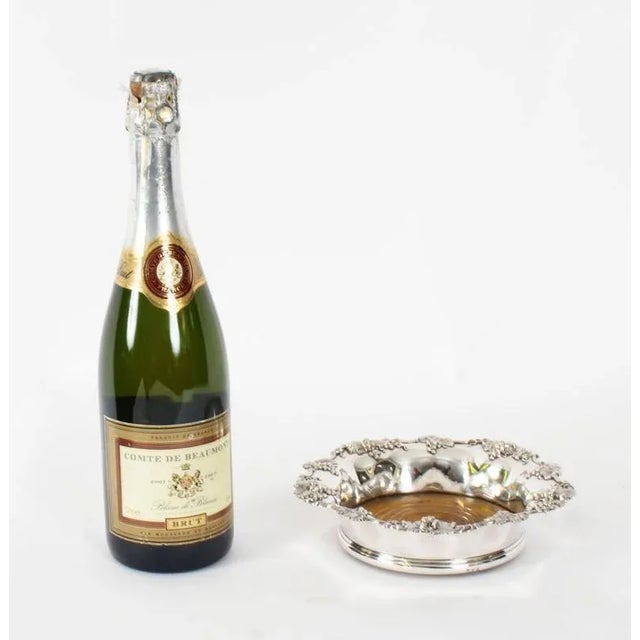 19th Century Victorian Scottish Wine Coasters by Davis and Sons, Set of 4 For Sale - Image 16 of 17