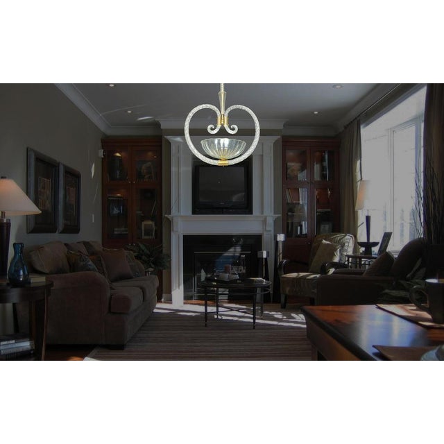 Mid-20th Century Charming Chandelier by Ercole Barovier, Murano, 1940s For Sale - Image 6 of 18