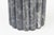 Gray Marble Variegated Vases, Gray and Off White Pair Of For Sale - Image 8 of 11