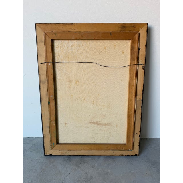 1970’s R. Seaman Impressionist Tall Ship Ocean Landscape Oil on Canvas Painting, Framed For Sale - Image 12 of 12