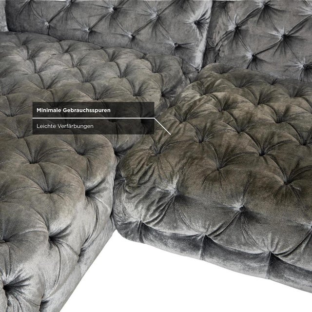 Cocoa Island Fabric Corner Sofa from Bretz For Sale - Image 12 of 18