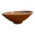Signed Vintage Ceramic Pedestal Bowl Hand Painted Stripes For Sale