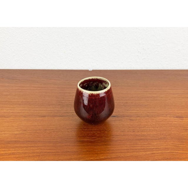 Ceramic Mid-Century German Studio Pottery Vase by Hildegard and Peter Delius for Hamelner Kunsttöpferei, 1960s For Sale - Image 7 of 17